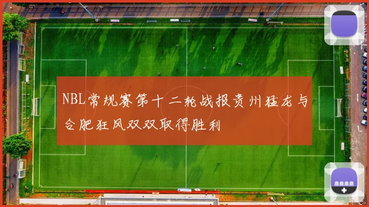 NBL常规赛第十二轮战报贵州猛龙与合肥狂风双双取得胜利