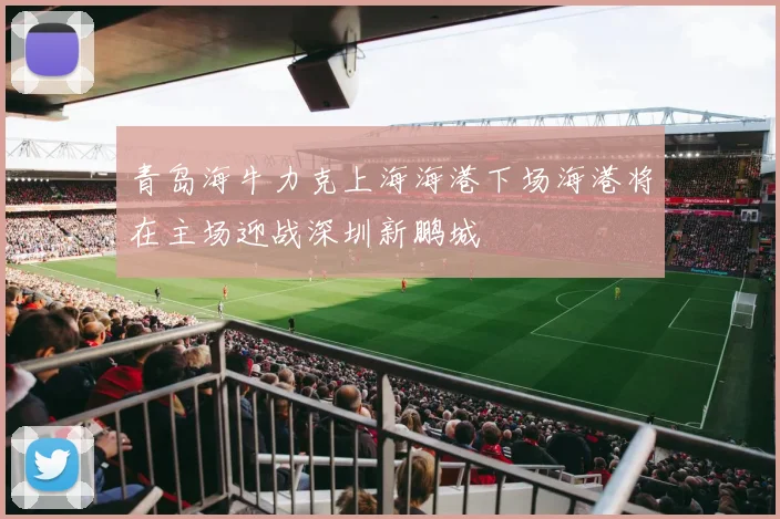 青岛海牛力克上海海港下场海港将在主场迎战深圳新鹏城